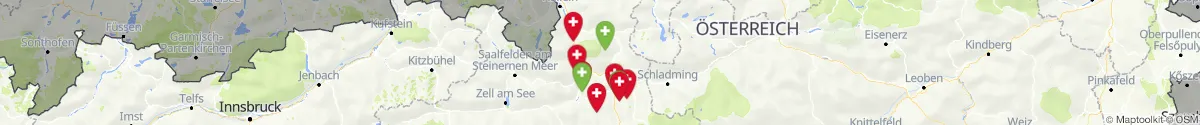 Map view for Pharmacies emergency services nearby Annaberg-Lungötz (Hallein, Salzburg)